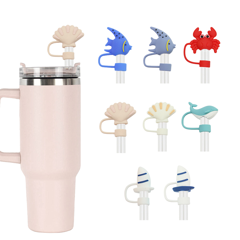 Animal style Silicone stanley straw topper for tumbers