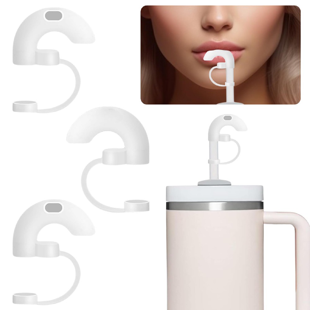 Anti-Wrinkle Straw Topper Compatible with Stanley cup