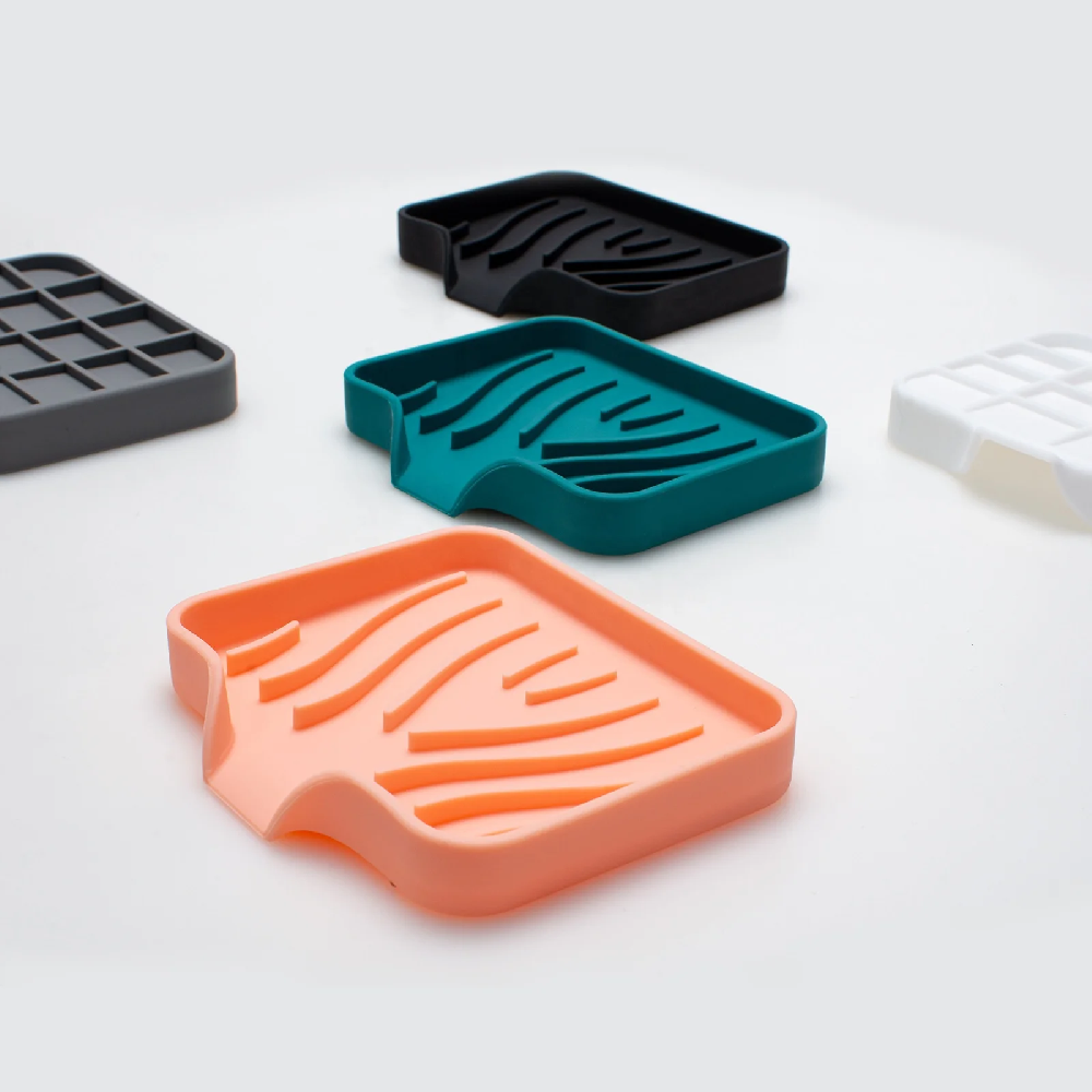 Silicone  Soap Drain Tray