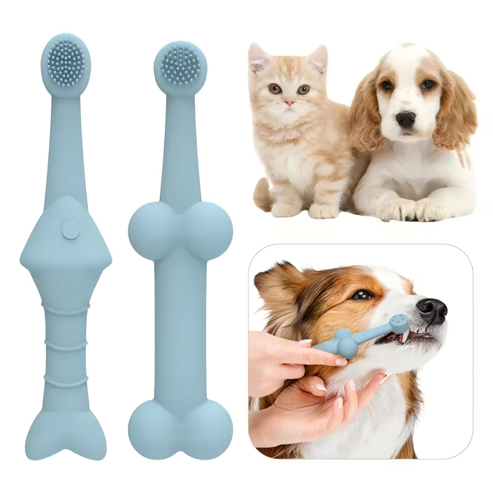 Silicone Pet Toothbrush for Your Pet's Dental Care
