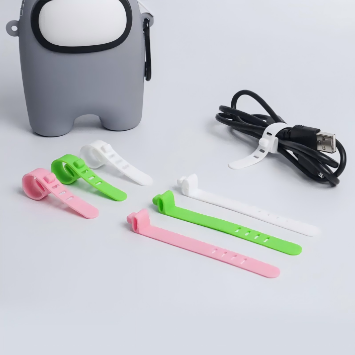 USB Cable Adjustable Management Ties Cable Organizer
