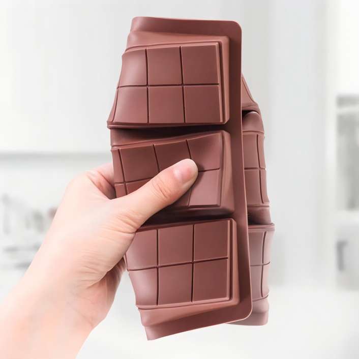 6 Cavities  Chocolate Bar Mold