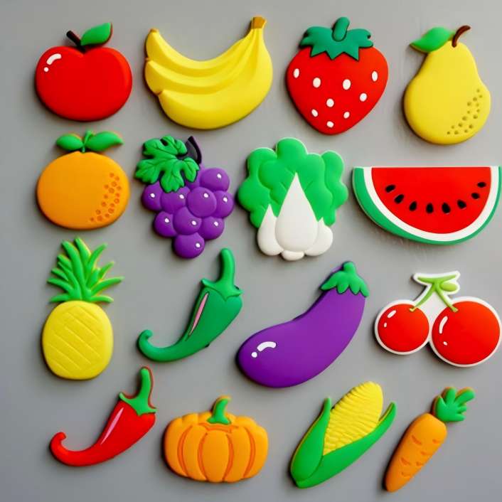 Mini Vegetable Fruit Fridge Magnets Refrigerator Magnetic Sticker For Home Kitchen Decoration Maps Decor