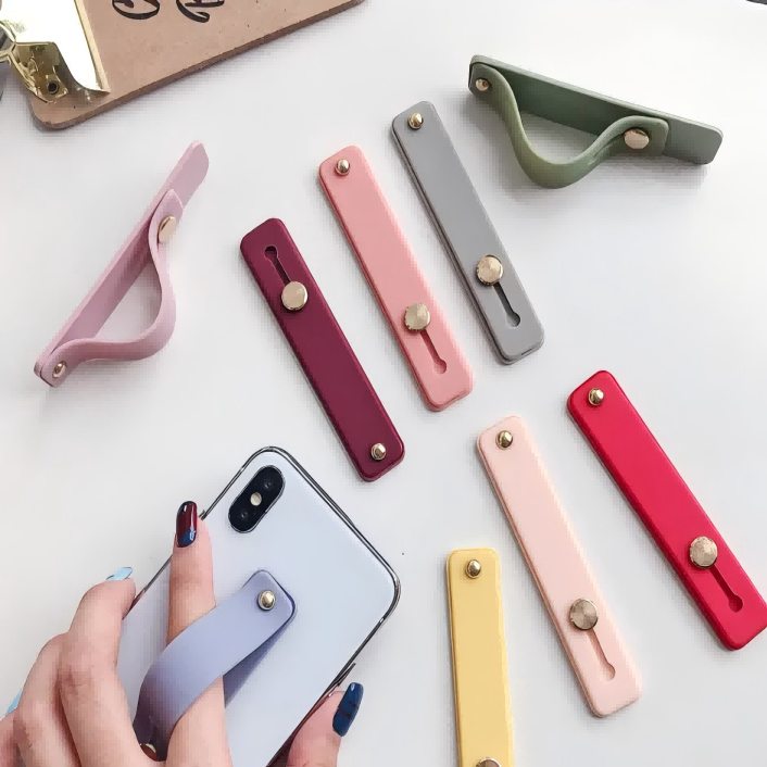Telescopic Phone Finger Strap Stand