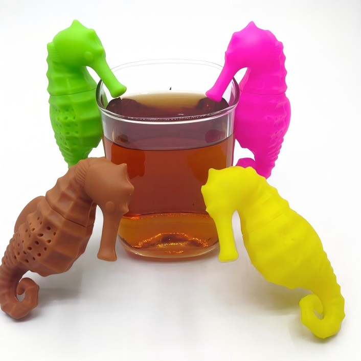 Silicone Sea Horse Tea Infusers  Loose Tea for Mug