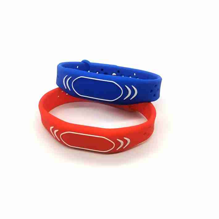 Waterproof Adjustable RFID Wristband 13.56MHZ ISO  RFID Bracelet Silicone