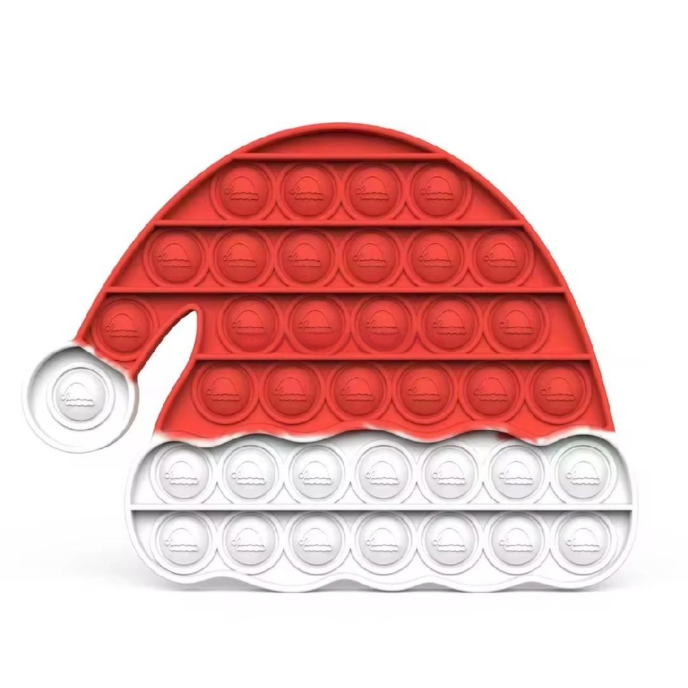 Christmas Rainbow Push Bubble Fidget Toys